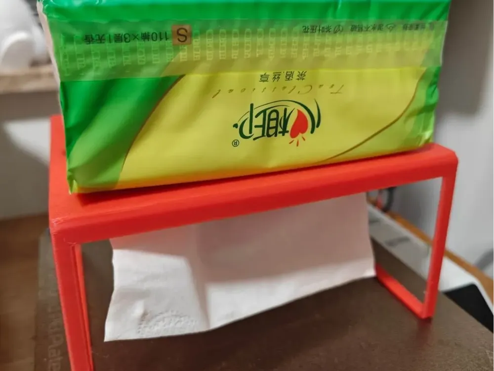 简易倒置纸巾盒 + 简易纸巾盒盖 来自 Neuro frog - MakerWorld