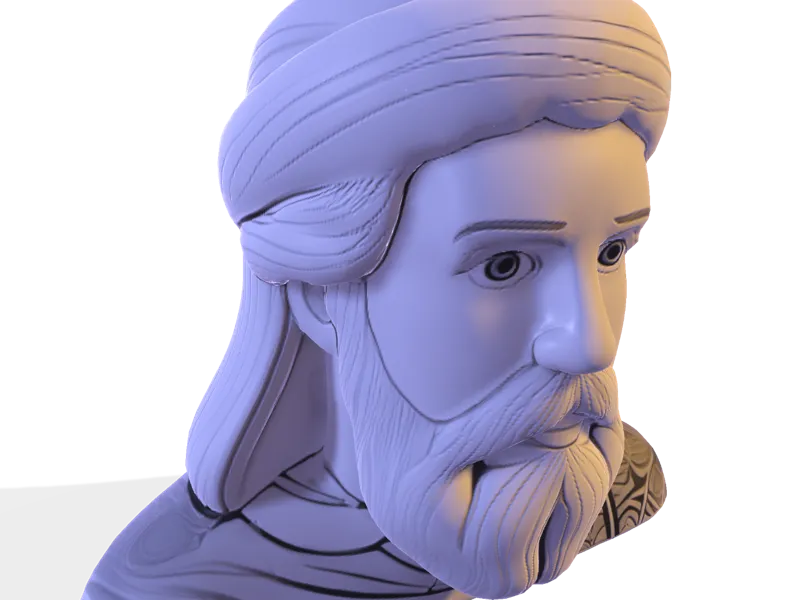 The Wise Turban Bust