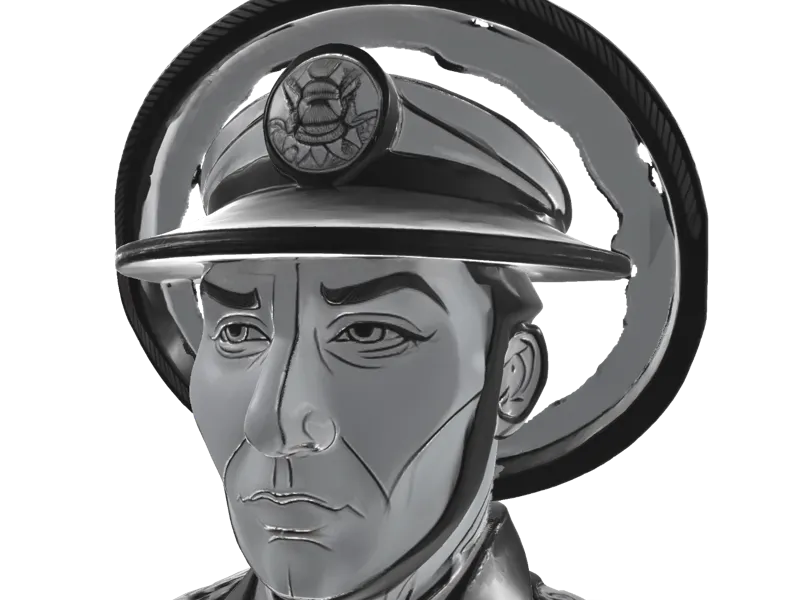 Naval Officer Commemorative Bust