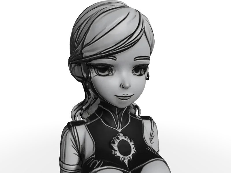 Celestial Sun-Blessed Bust