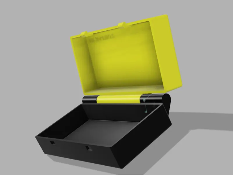 Hinged Snap Fit Box