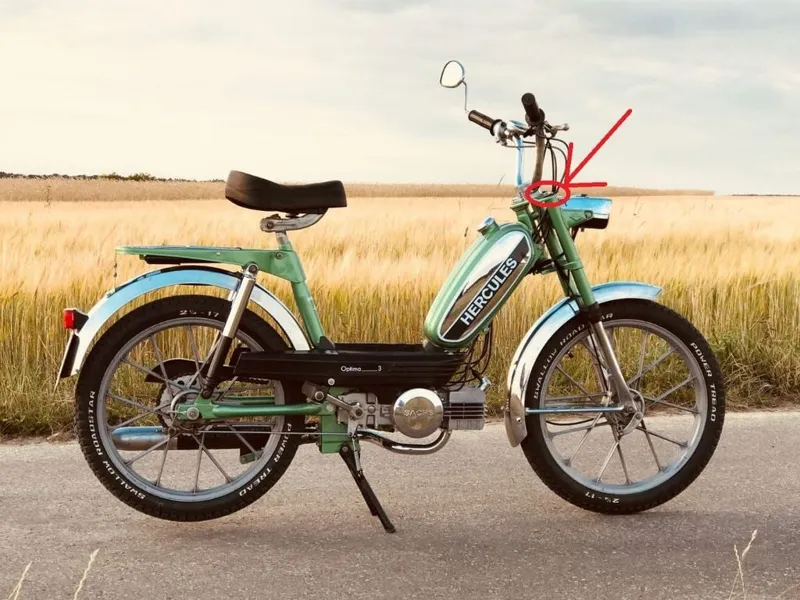 Kabelhalter / Bowdenzugführung  Mofa / Moped