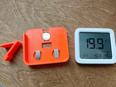 Xiaomi Smart Temperature and Humidity Meter 3 Multipurpose Bracket Magnetic Adsorption/Double-sided Adhesive/Desktop Placement