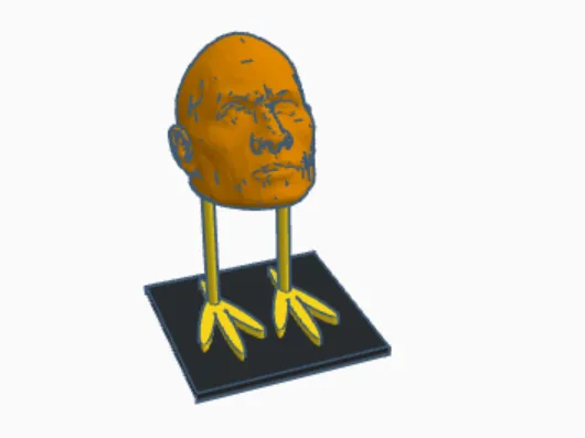 the rock with chicken feet