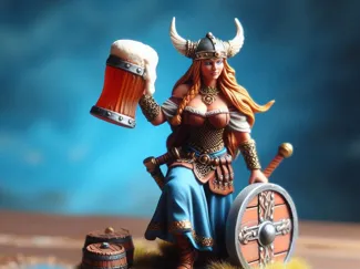 Viking Beer Lady