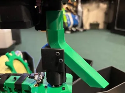 Hex drop pipe + mounting bracket AI-Case-Sorter