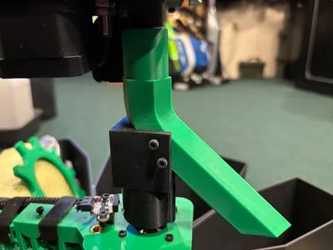 Hex drop pipe + mounting bracket AI-Case-Sorter