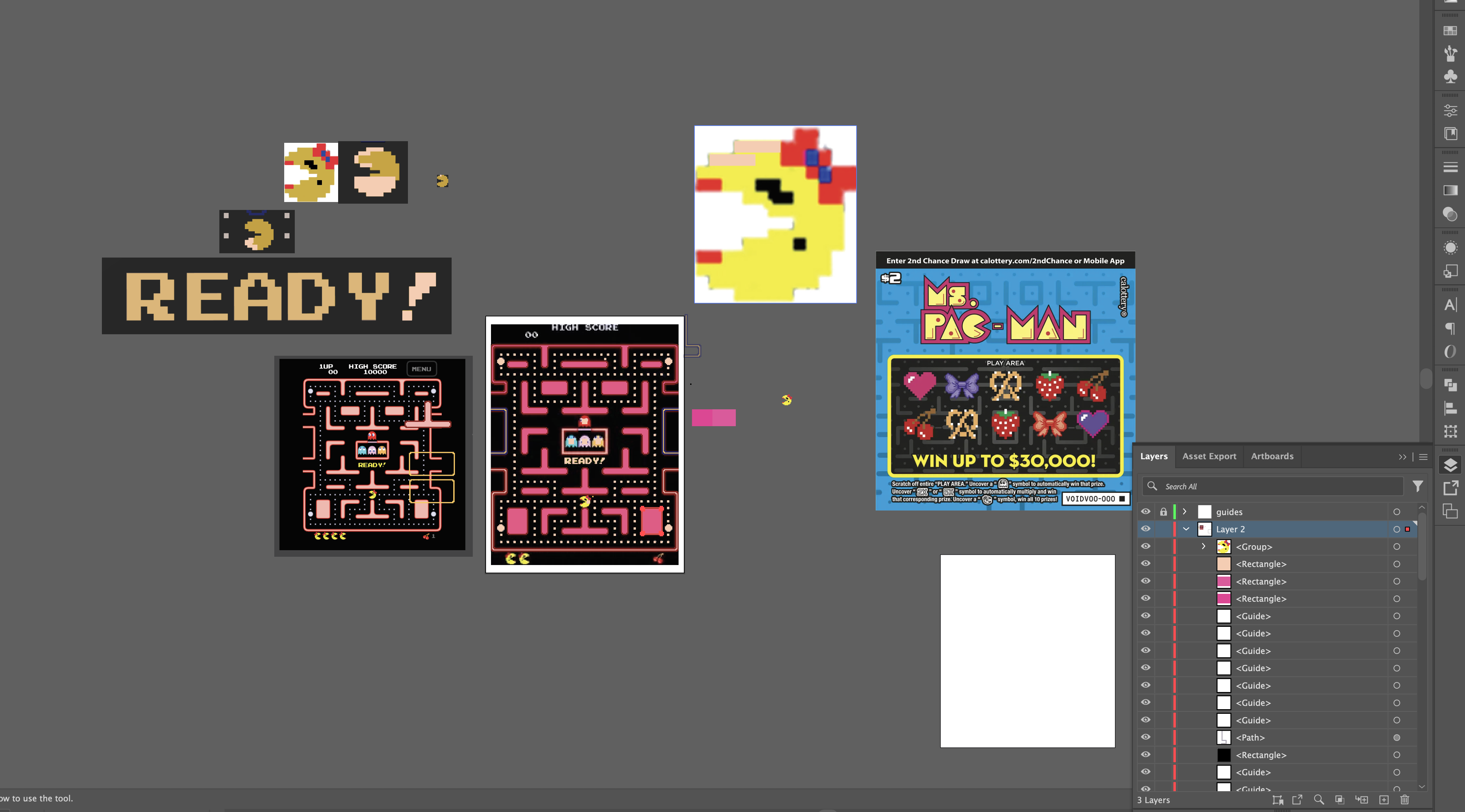 Ms. Pac-Man Level 1 - Free 3D Print Model - MakerWorld