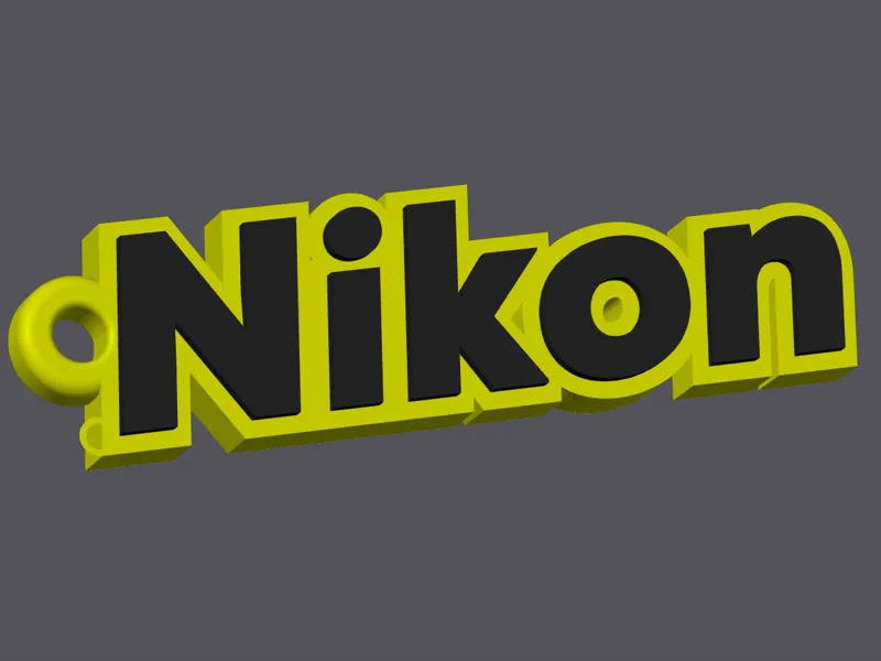 Nikon Logo Keichain Mod