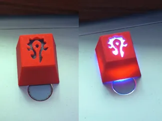 魔兽世界部落标志透光键帽