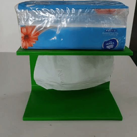 简约的参数化抽纸倒置支架