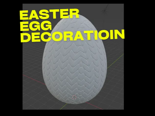 Easter Egg Decoration - Patterned Surface