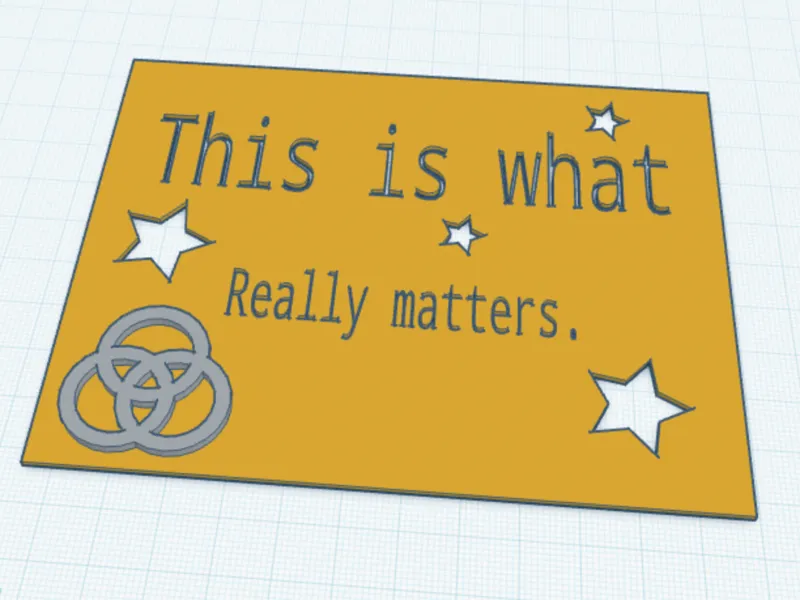 this is what really matters sign