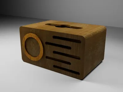 Radio Tissue Box