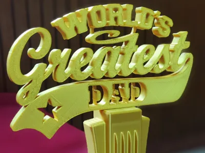 Greatest Dad Trophy