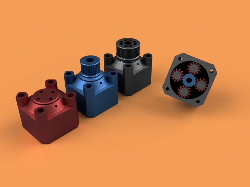 [OEGB] NEMA 17 Stepper-Gearbox 1:3 Print-In-Place