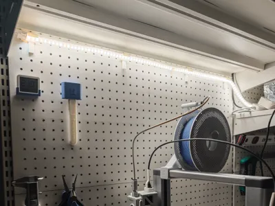 Shelf Upgrade - LED Strip Shelf Bracket