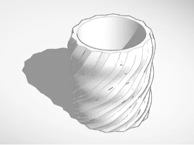 Spiral Drag Vase