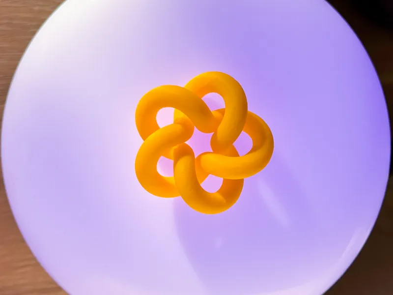 Endless knot keychain