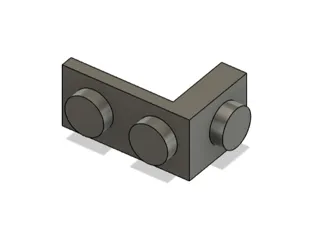 Lego bracket 1x1, 1x2