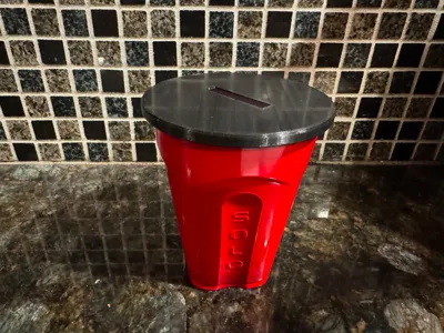 Ticket or Token Collection Lid for Solo Cup