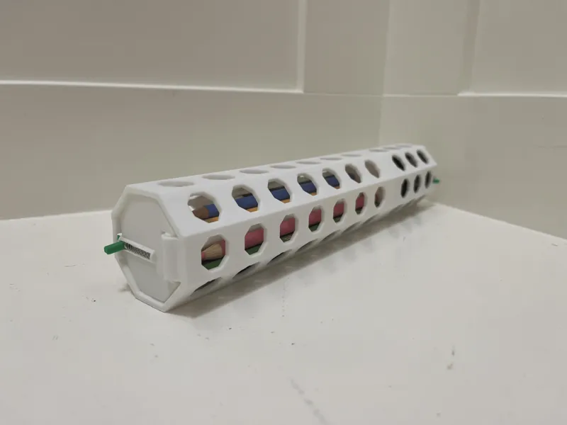 Tube-shaped pencil/storage container