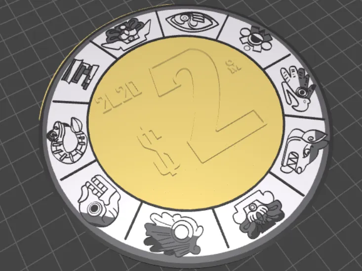 MONEDA 2 PESOS MEXICANOS
