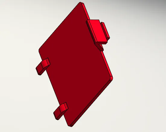 AAA Battery cover bathroom scale
