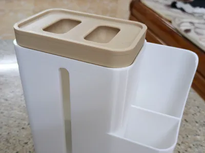 Simple Tissue Box Remote Control Holder