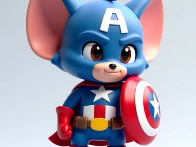 Captain Jerry Figurine Model
