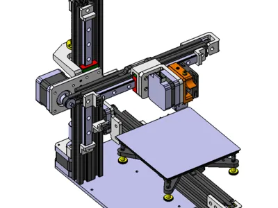 Compact Cantilever 3D Printer Upgrade Linear Rail Solution