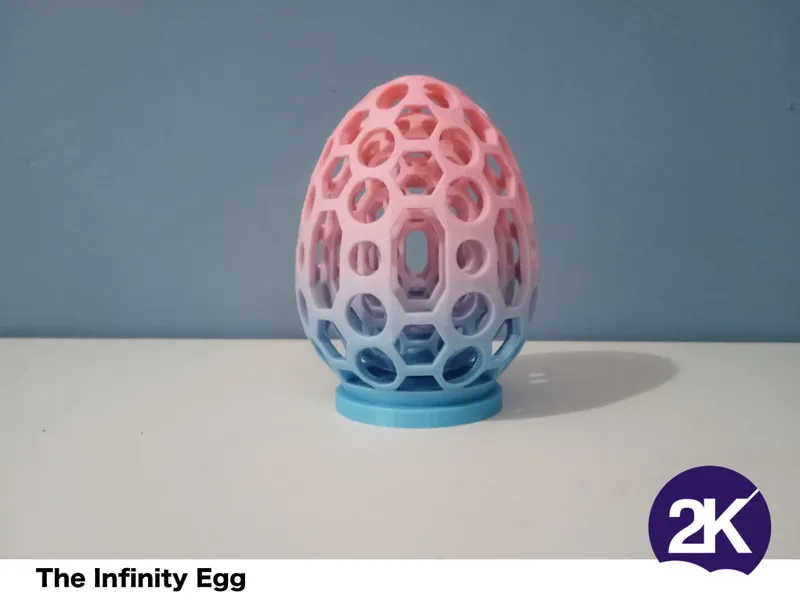The Infinity Egg, funny decoration, no supports