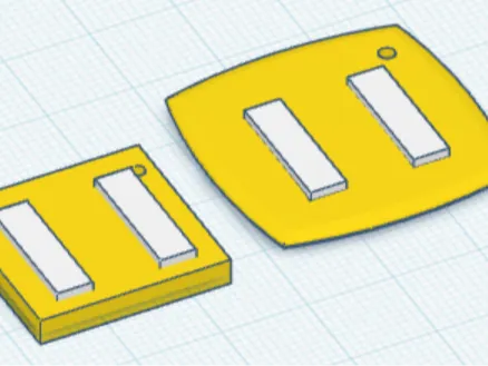 set of keychains