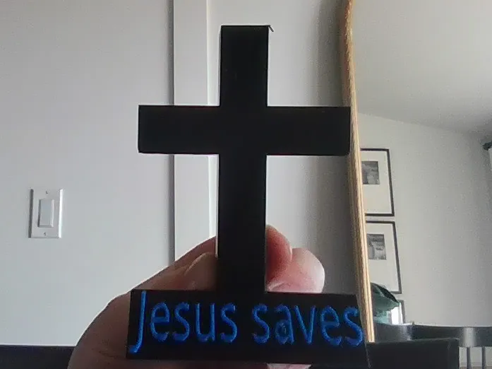 Jesus saves cross