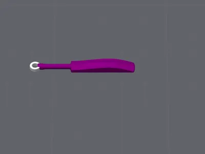 Cricket Bat purple