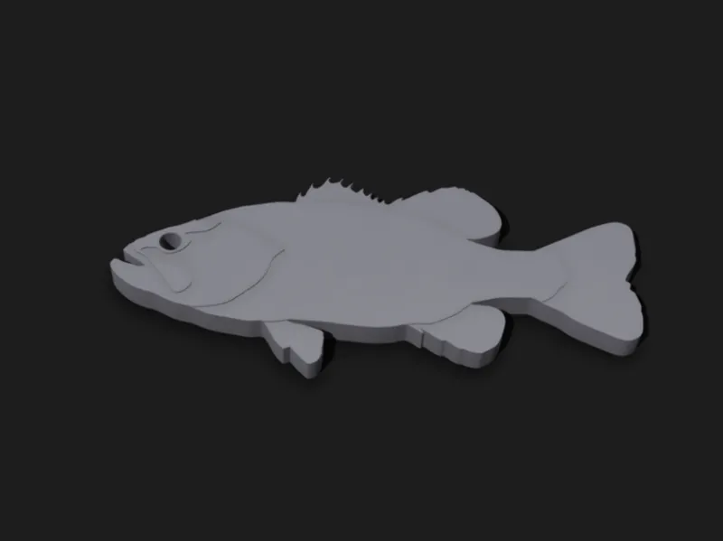 Fish Keychain