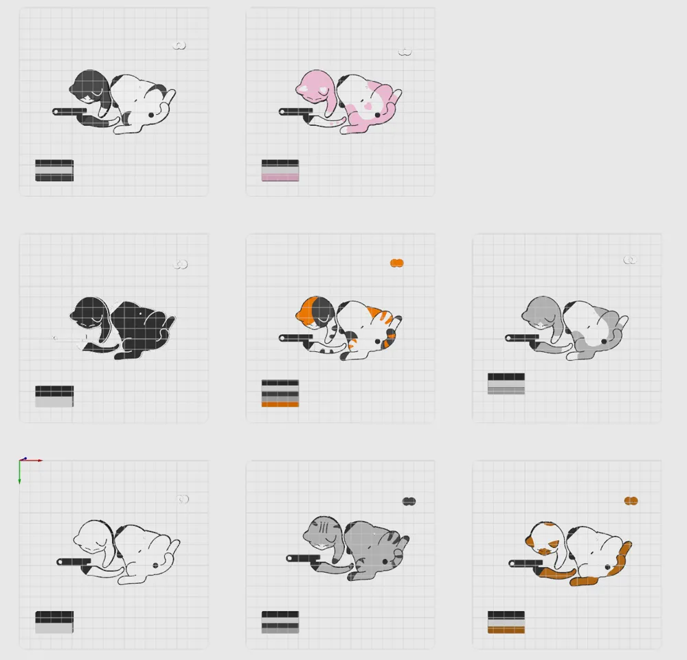 Garfield Remastered - 8 Color Variations! by DAVINCI_FPV - MakerWorld