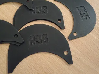 Radius Gauges 5mm - 50mm