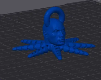 Rocktopus Keychain