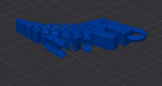 Flexi Rex Keychain