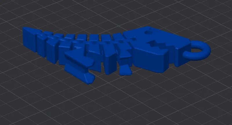 Flexi Rex Keychain