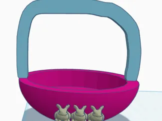 easter egg basket