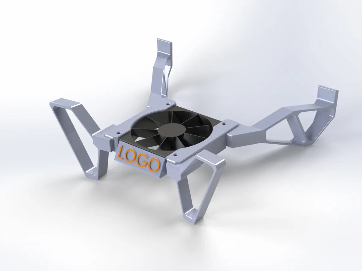 Support ordinateur portable inspiré d'un drone