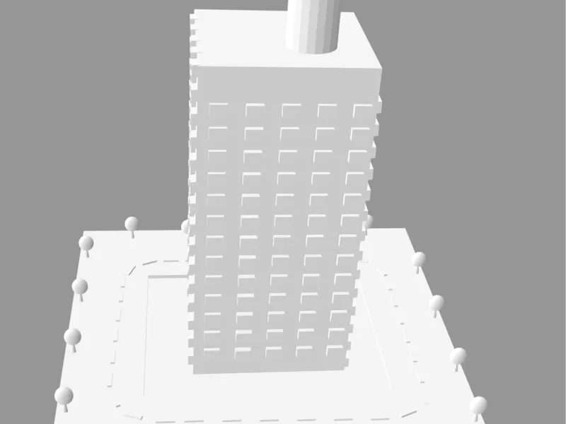 An office building in the future