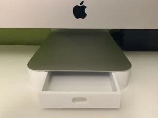27" imac stand with drawer 