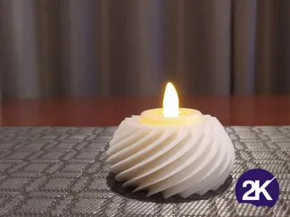 Angelus Tea Light Holder, 2 sizes, for LED lights