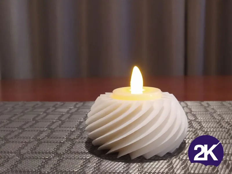 Angelus Tea Light Holder, 2 sizes, for LED lights