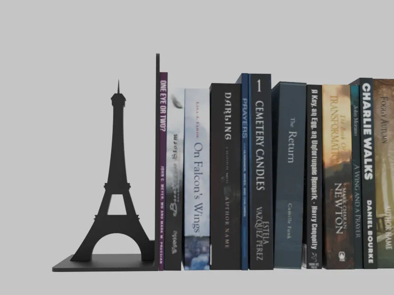 Eiffel tower Bookends