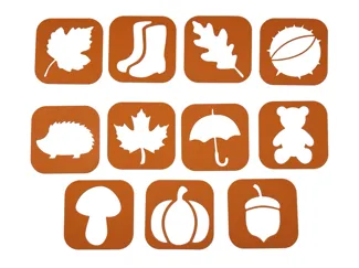 Drawing Stencils for Kids - Autumn