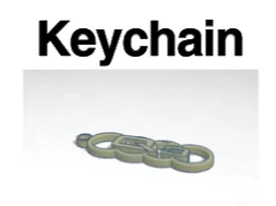 Audi Q3 Keychain